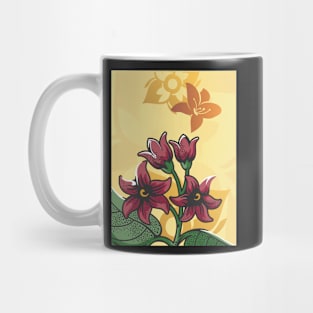 Tropical Floral Design Mug